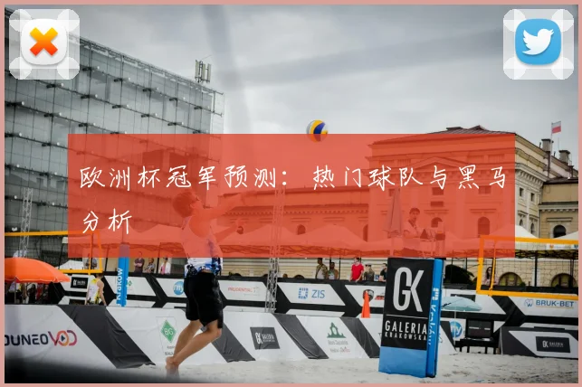 欧洲杯冠军预测:热门球队与黑马分析